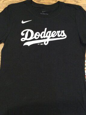 MLB Shohei Ohtani Los Angeles Dodgers BLK Cotton Graphic T Shirt SZ SP